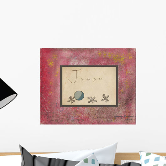 J Is for Jacks Wall Decal