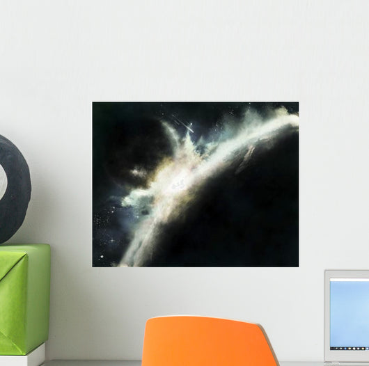 Planet Pushed out Its Wall Decal
