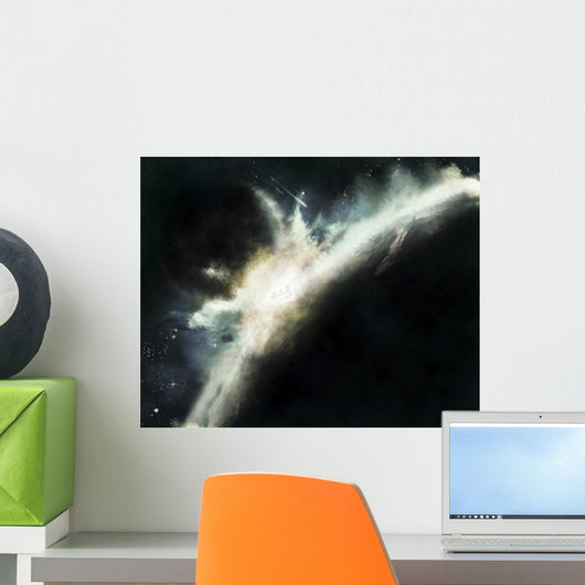 Planet Pushed out Its Wall Decal