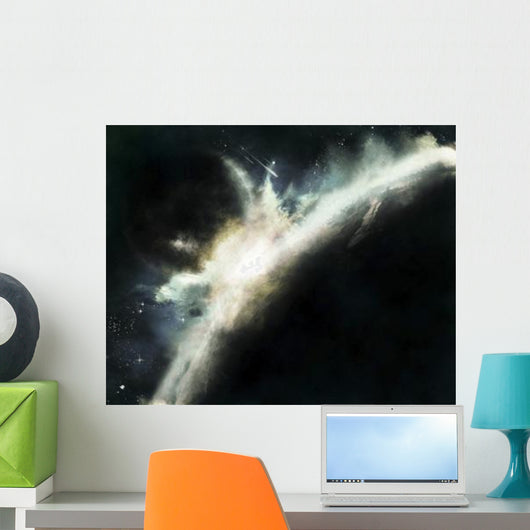 Planet Pushed out Its Wall Decal
