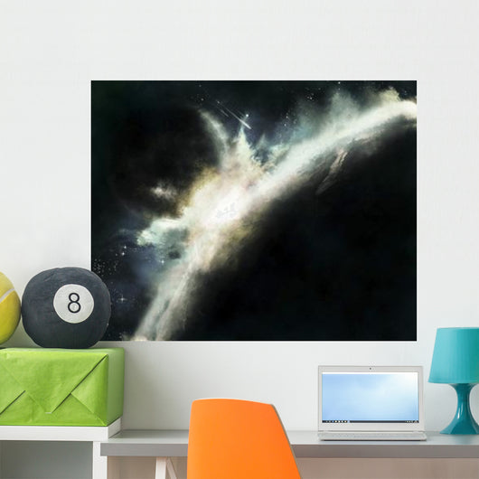 Planet Pushed out Its Wall Decal