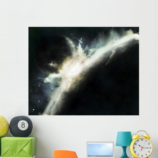 Planet Pushed out Its Wall Decal