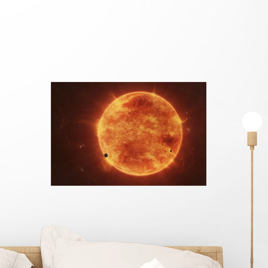 Massive Red Dwarf Consuming Wall Decal