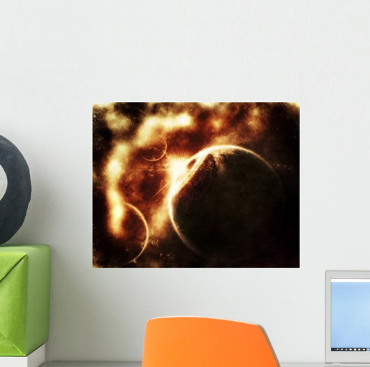 Apocalyptic Solar System Wall Decal