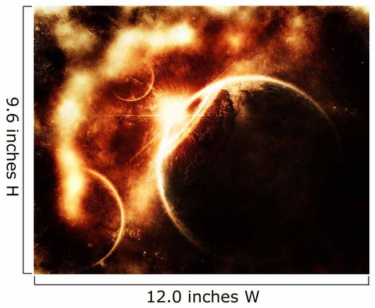 Apocalyptic Solar System Wall Decal