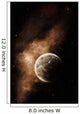 Planet Full Massive Mountain Wall Decal