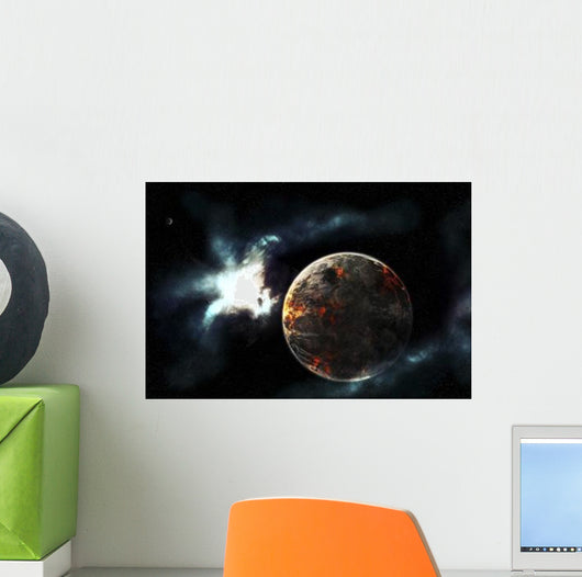 Planet Harvested off It's Wall Decal