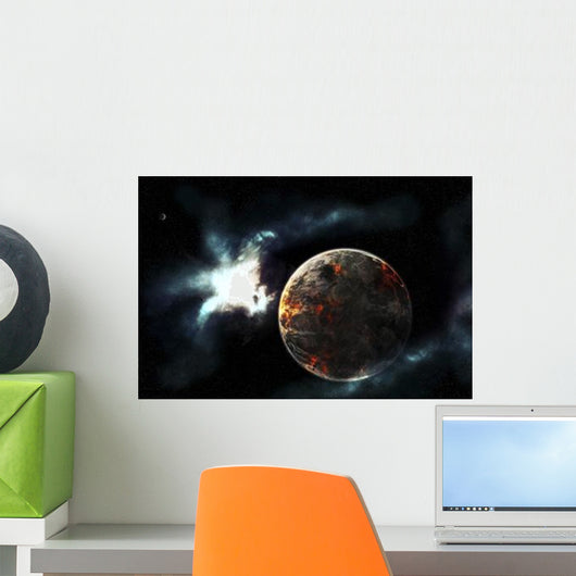 Planet Harvested off It's Wall Decal