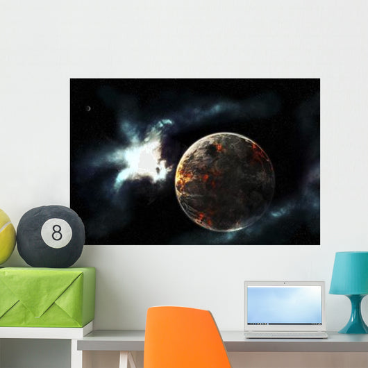 Planet Harvested off It's Wall Decal
