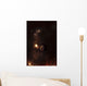 A Planet Illuminated Plasma Floating Wall Decal