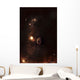 A Planet Illuminated Plasma Floating Wall Decal