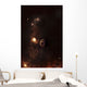 A Planet Illuminated Plasma Floating Wall Decal