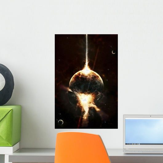 Concentrated Gamma Ray Strikes Wall Decal