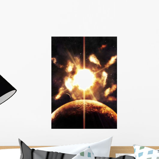 Last Moment Earth as Wall Decal