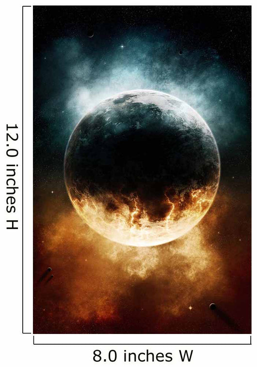 Rare Planet Surrounded Cloud Wall Decal