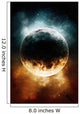 Rare Planet Surrounded Cloud Wall Decal