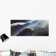 Alien Scout Ship Escapes Wall Decal
