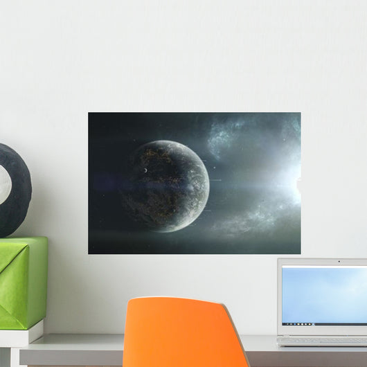 Fleet Colonization Ships Departing Wall Decal