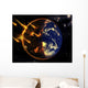 Swarm Deadly Meteorites Impact Wall Decal