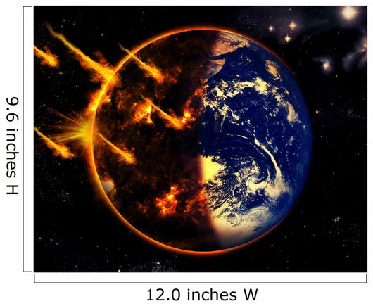Swarm Deadly Meteorites Impact Wall Decal