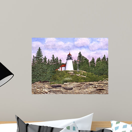 Burnt Island Light Wall Decal