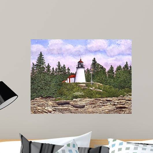 Burnt Island Light Wall Decal