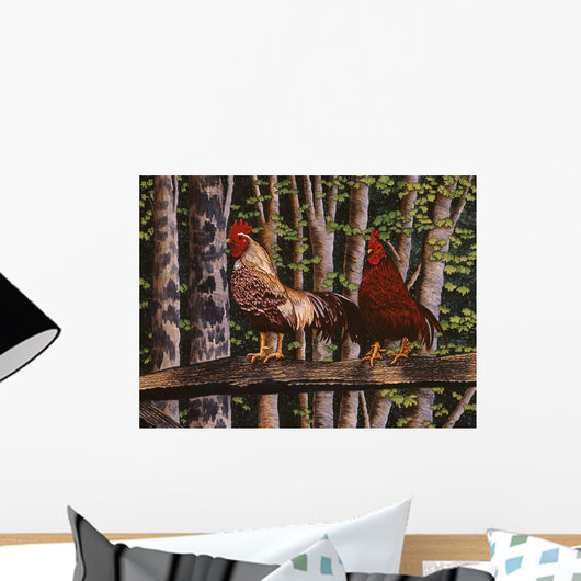 Roosters Wall Decal