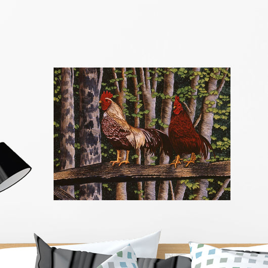 Roosters Wall Decal