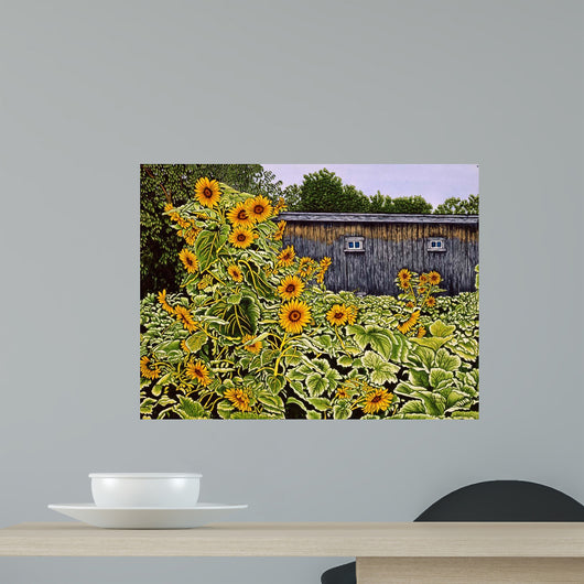 Sunflower Garden Wall Decal