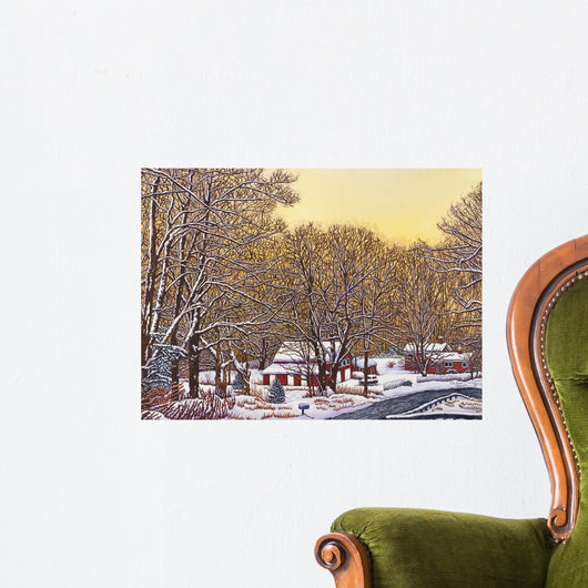 Boston Hill Road Wall Decal