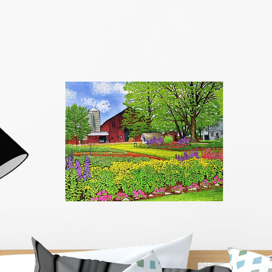 Amish Farmyard Wall Mural