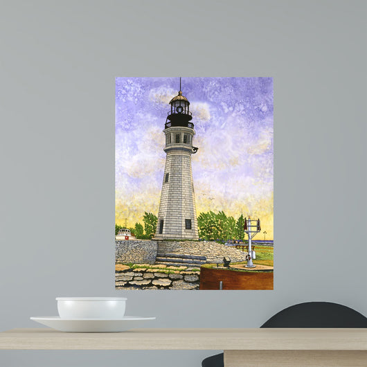 Buffalo Lighthouse Ii Wall Decal