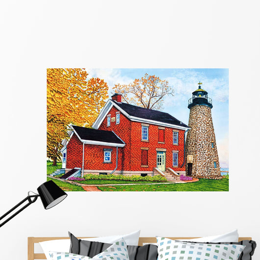 Charlotte-Genesee Lighthouse Rochester Ny Wall Decal