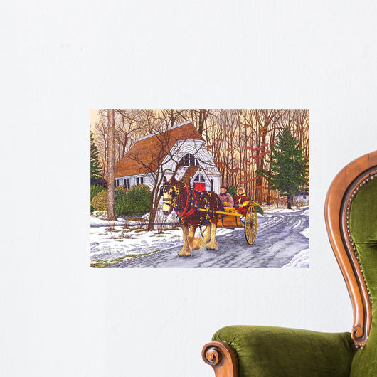 Chautauqua Rooster's Ride Wall Decal