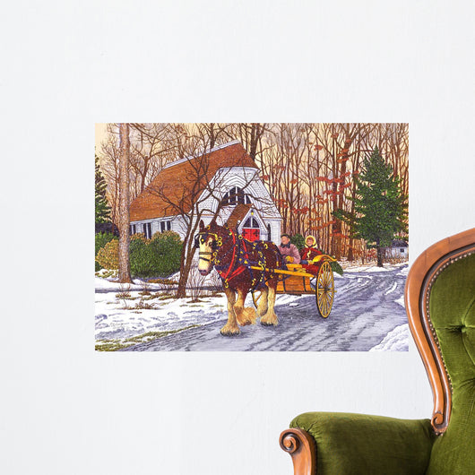 Chautauqua Rooster's Ride Wall Decal