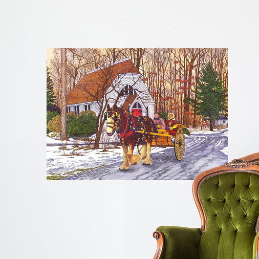 Chautauqua Rooster's Ride Wall Decal