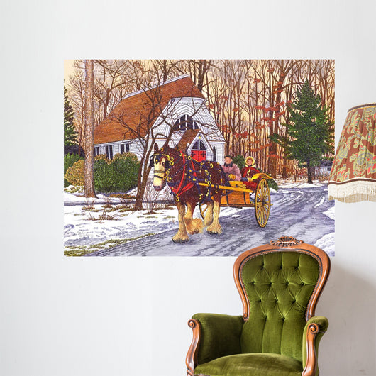Chautauqua Rooster's Ride Wall Decal