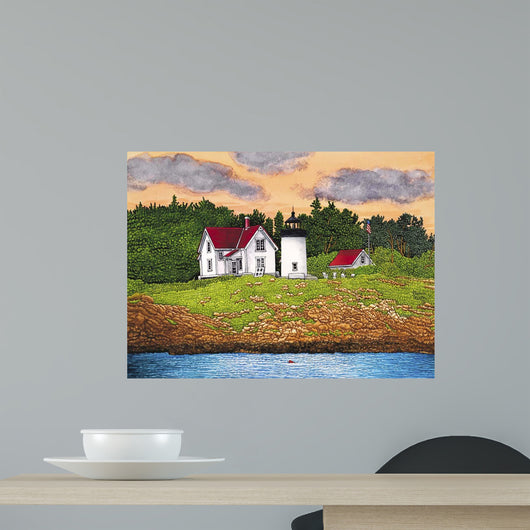 Curtis Island Lighthouse Camden Wall Decal