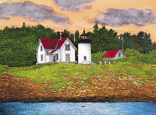 Curtis Island Lighthouse Camden Wall Decal