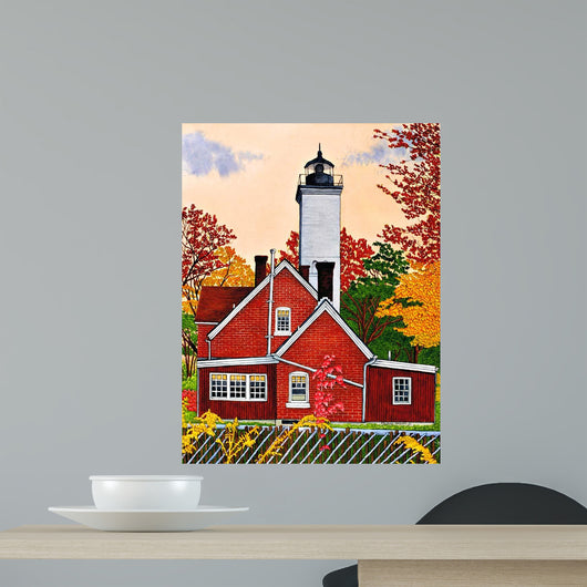 Presque Isle Light Erie Wall Decal