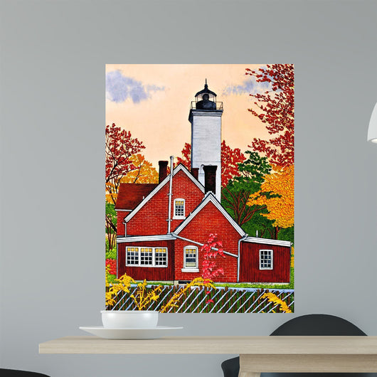 Presque Isle Light Erie Wall Decal