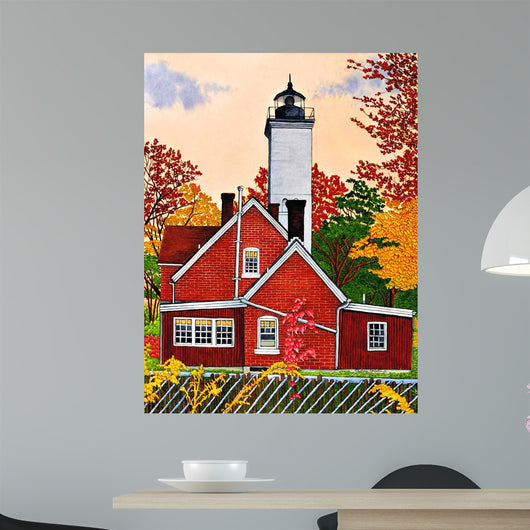 Presque Isle Light Erie Wall Decal