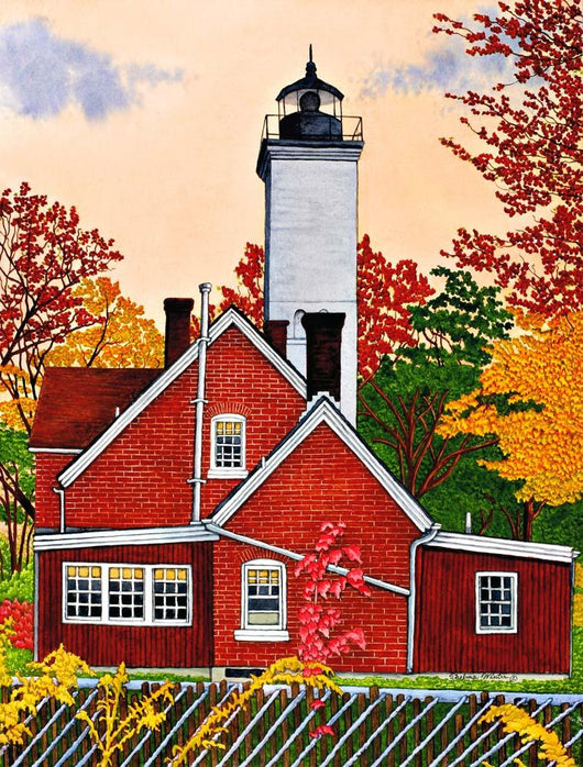 Presque Isle Light Erie Wall Decal
