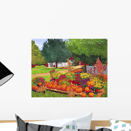 Pumpkins Patch in Ny Wall Decal