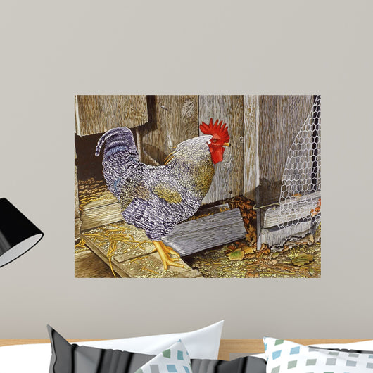 Rooster Wall Decal Design 1