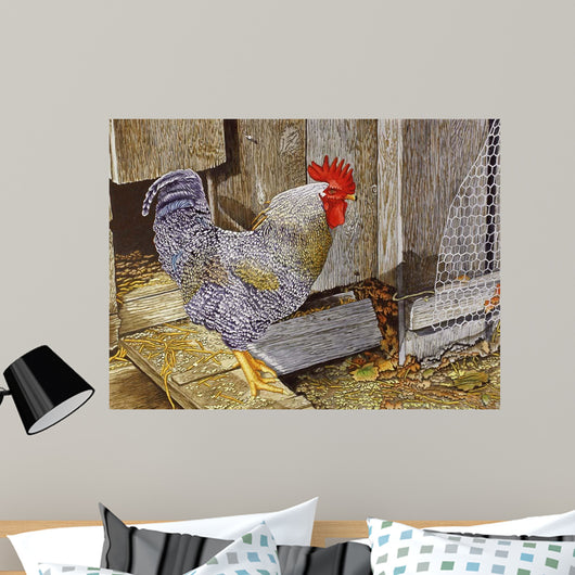 Rooster Wall Decal Design 1