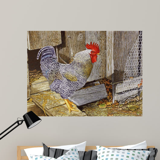 Rooster Wall Decal Design 1