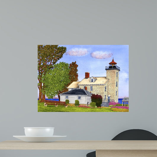 Sodus Bay Lighthouse Lake Wall Decal