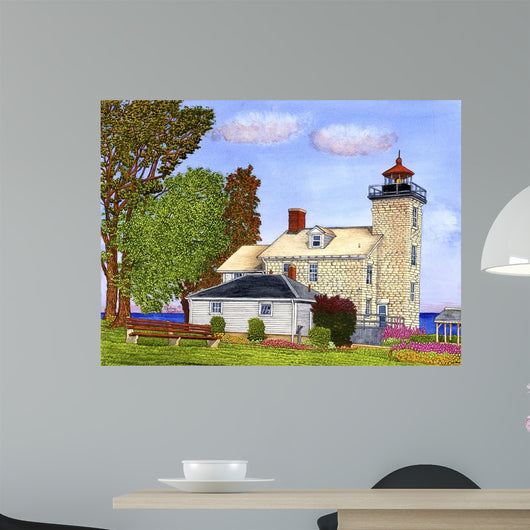 Sodus Bay Lighthouse Lake Wall Decal