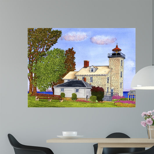 Sodus Bay Lighthouse Lake Wall Decal